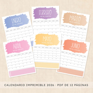 calendario 2026