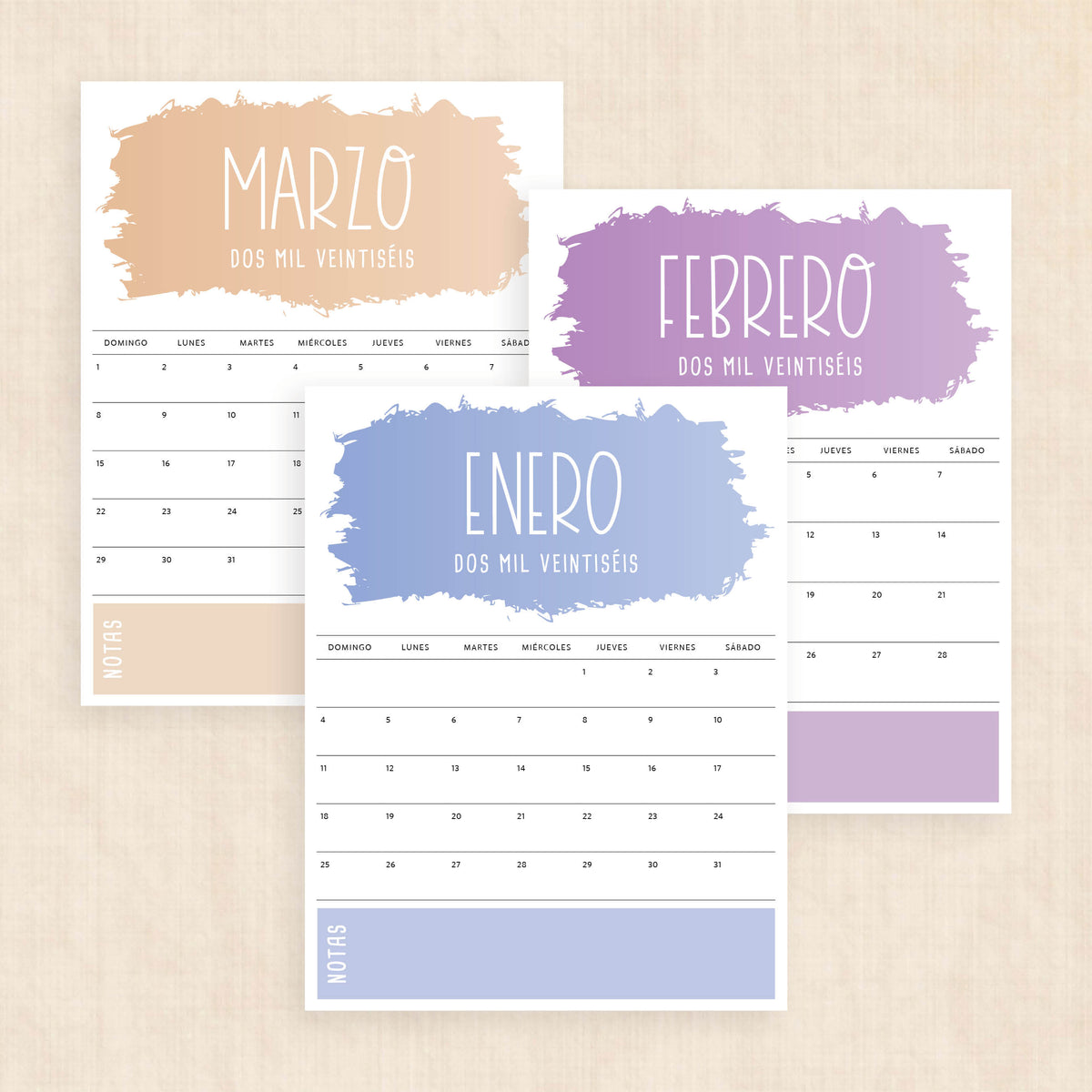 calendario 2026