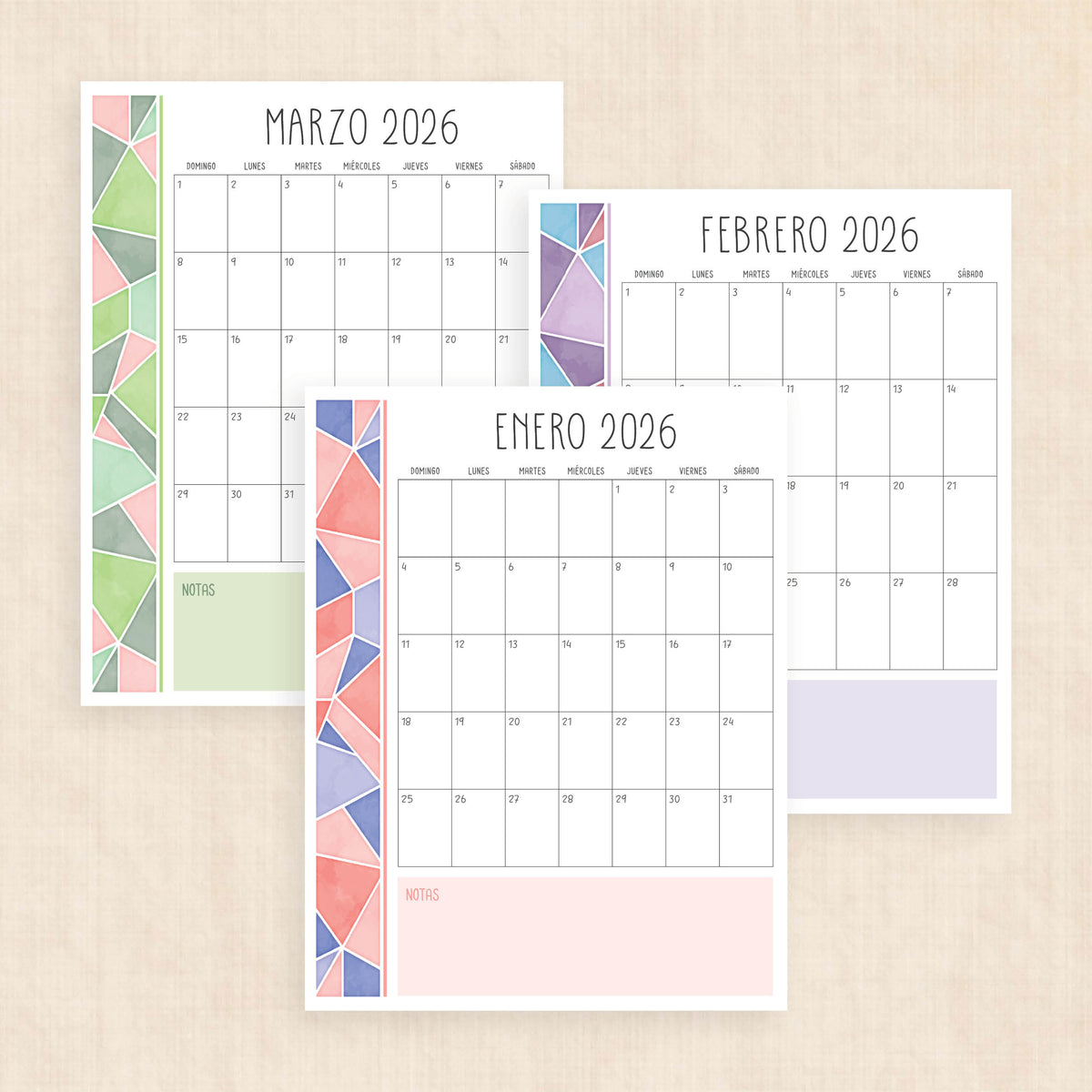 calendario 2026 para imprimir