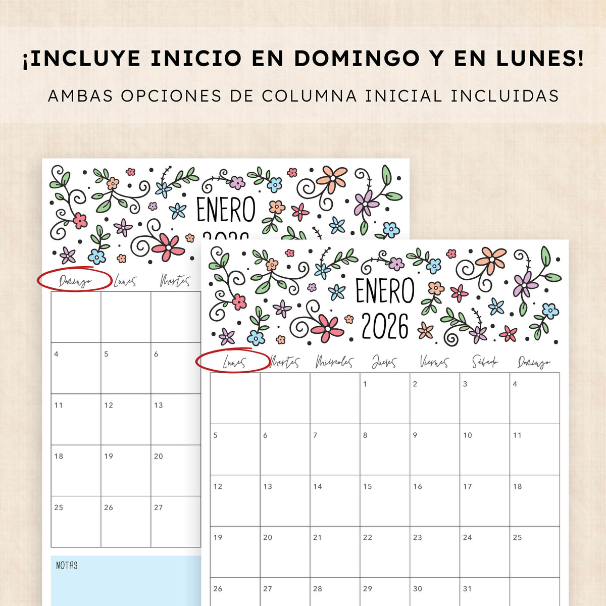 calendario 2026