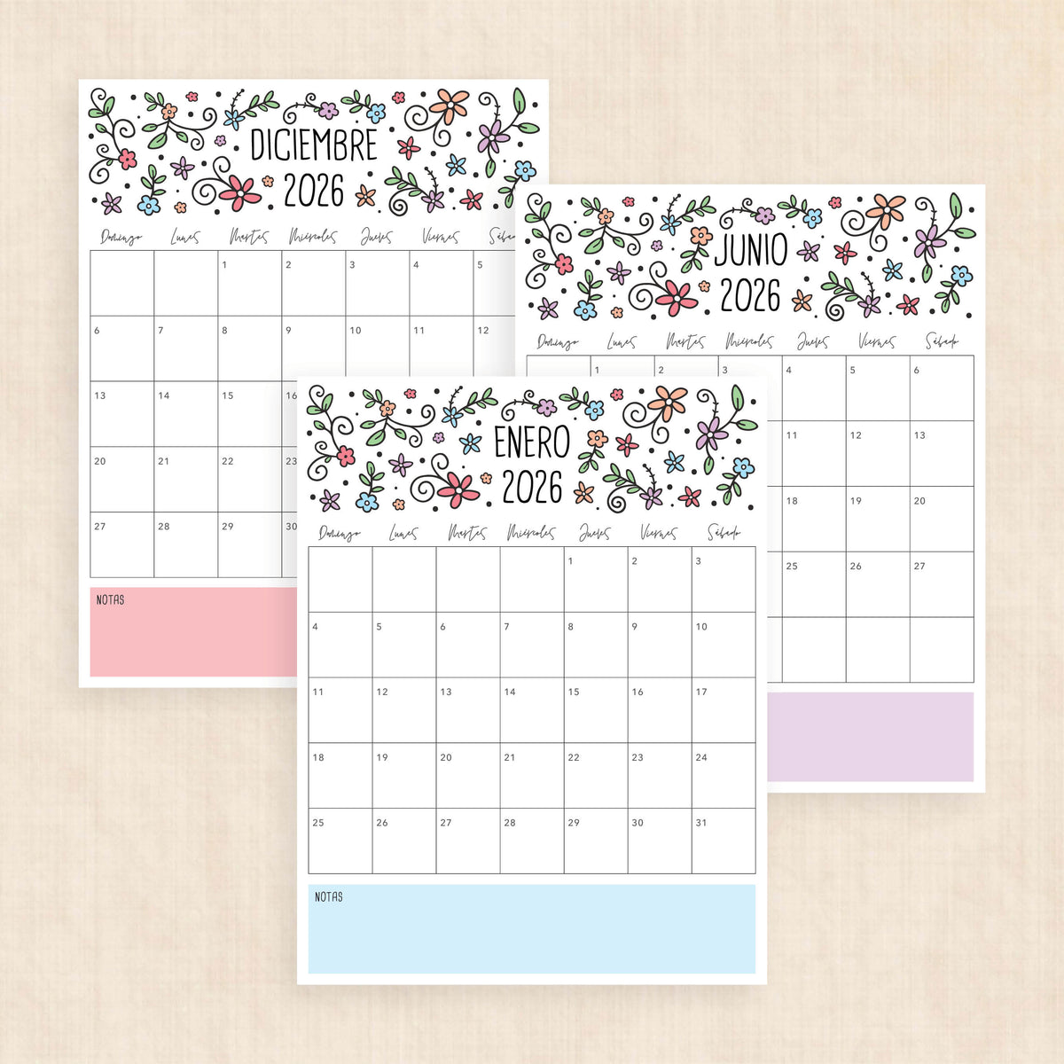 calendario 2026