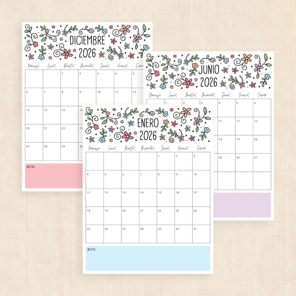 calendario 2026