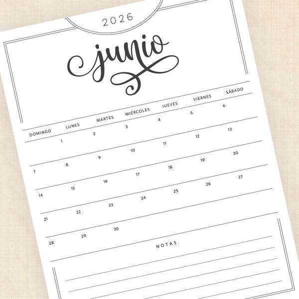 Calendario Julio 2026 PDF Para Imprimir calendario-julio-2026-pdf-para-imprimir