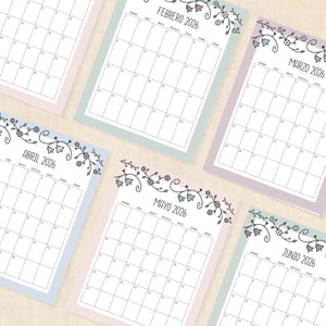 calendario 2026 para imprimir