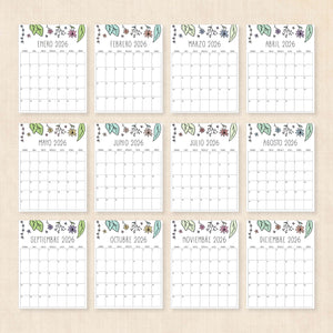 calendario 2026 para imprimir