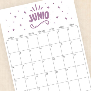 calendario 2026 para imprimir