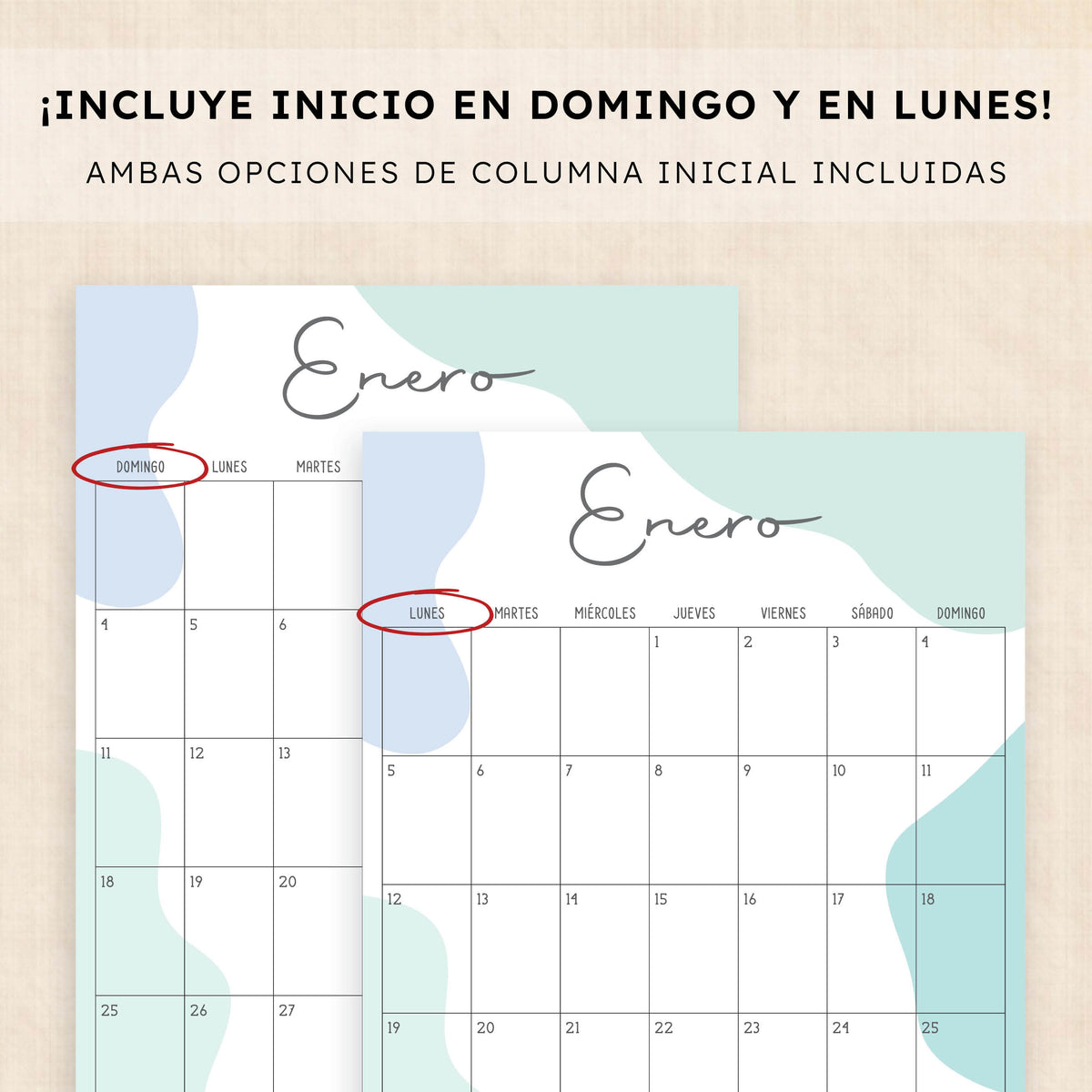 calendario 2026 para imprimir