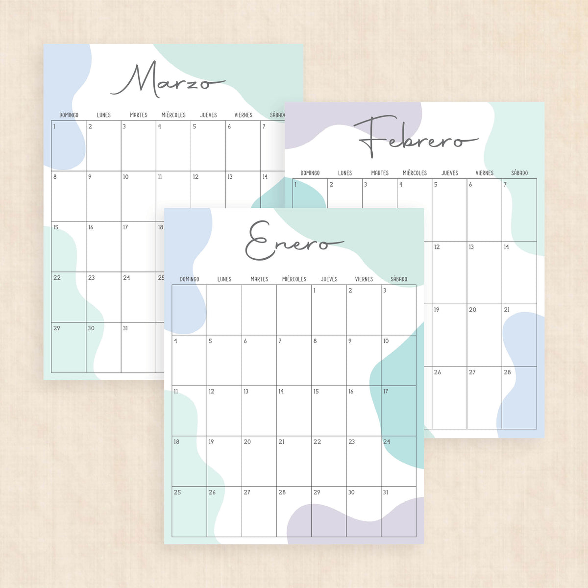 calendario 2026 para imprimir