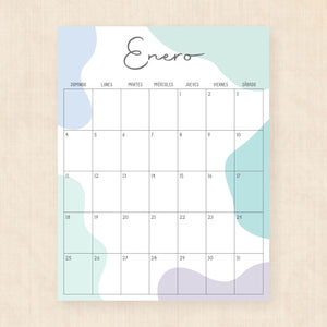 calendario 2026 para imprimir