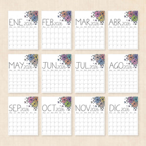 calendario 2026 para imprimir
