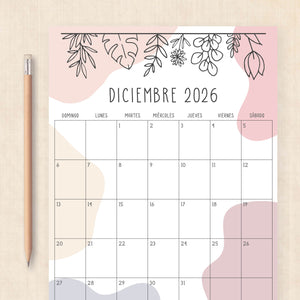 calendario 2026