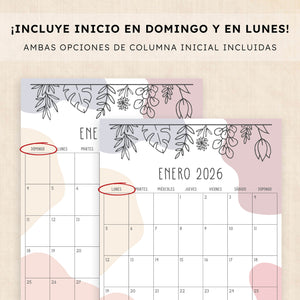calendario 2026