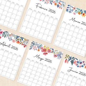 calendario 2026 para imprimir