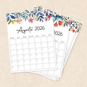 calendario 2026 para imprimir