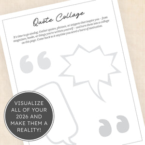 vision board template 2026