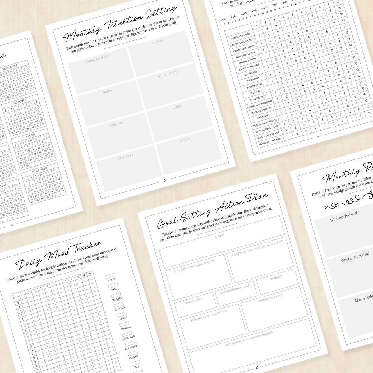 2026 vision board template