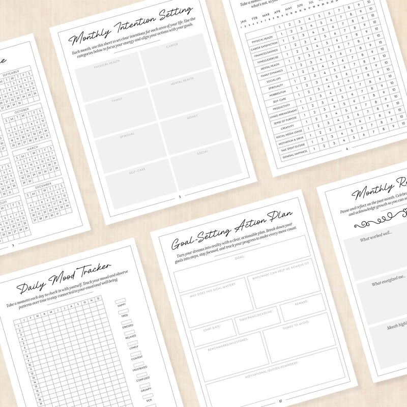 2026 vision board template