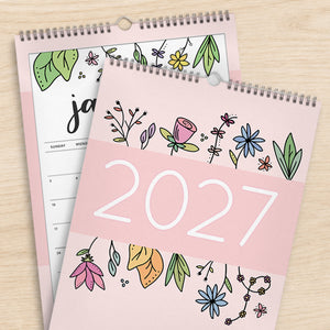 2027 Wall Calendar: Playful Prairie