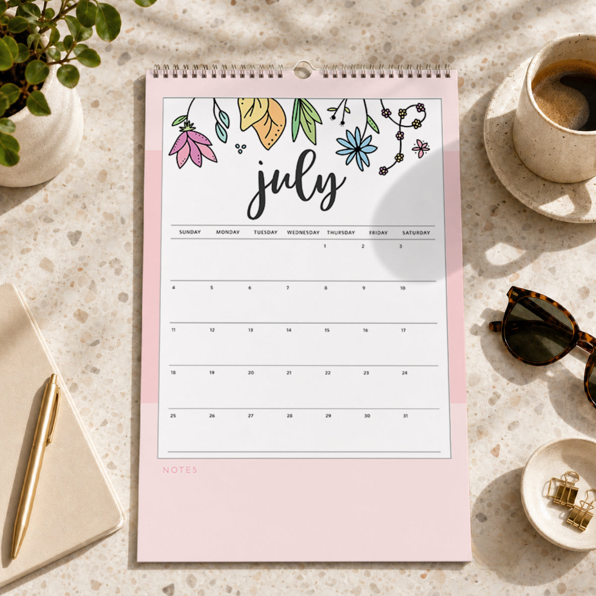 2027 Wall Calendar: Playful Prairie