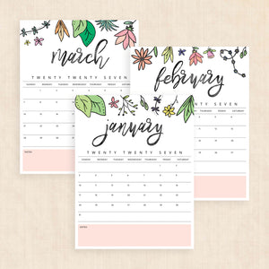 printable 2027 calendar