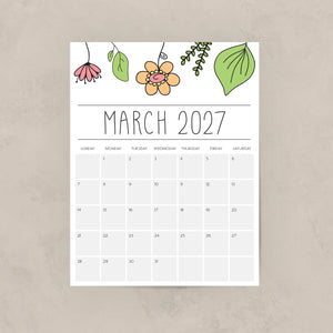 2027 calendar