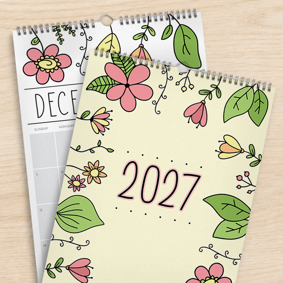 cute 2027 wall calendar