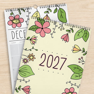 cute 2027 wall calendar