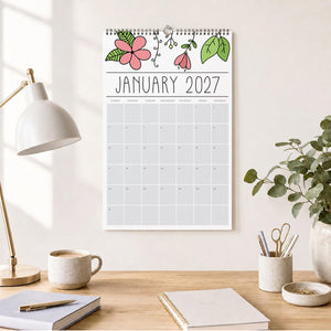 cute 2027 wall calendar