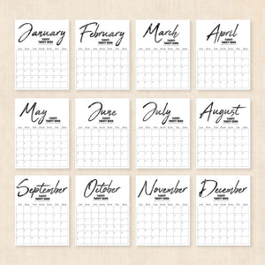printable 2027 calendar