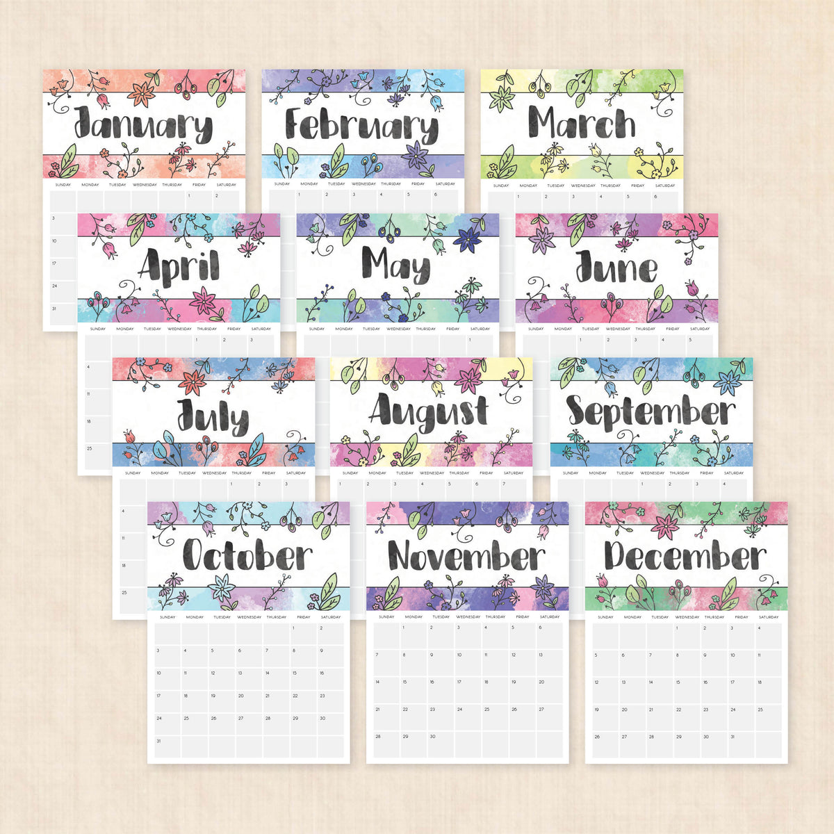 2027 calendar