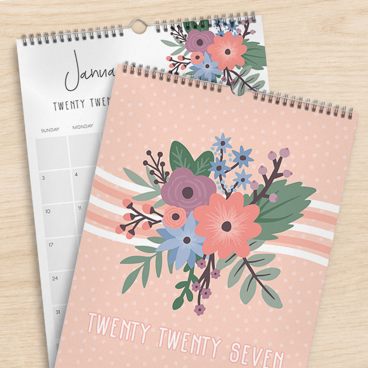 2027 Wall Calendar: Petunia Punch