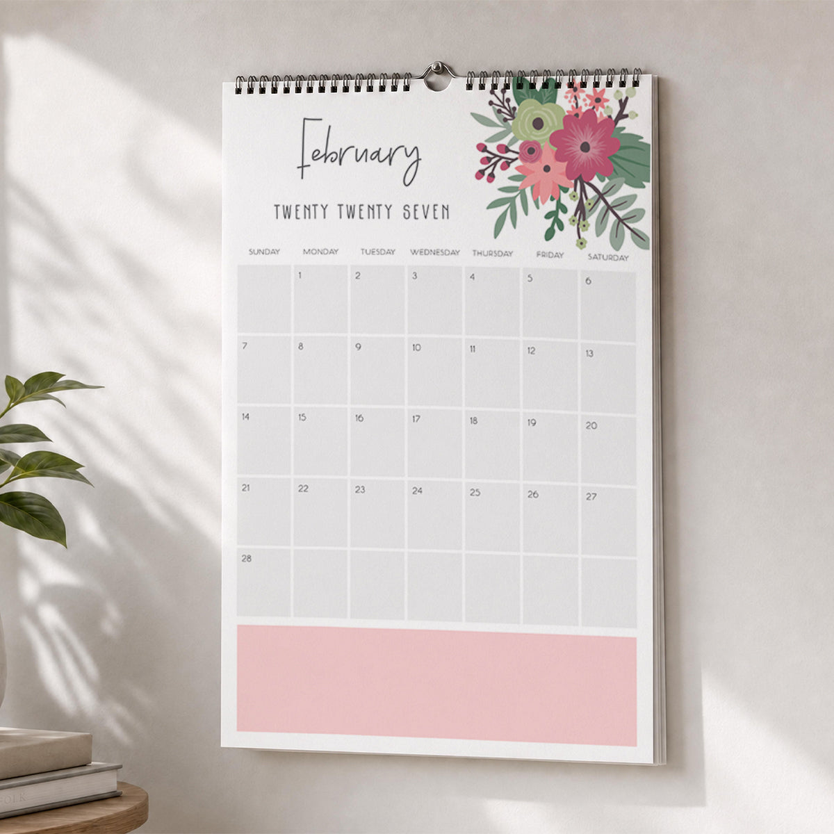 2027 Wall Calendar: Petunia Punch