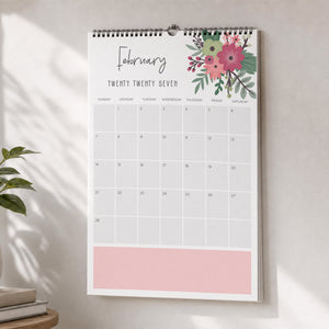 2027 Wall Calendar: Petunia Punch