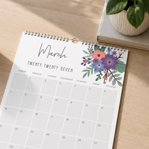2027 Wall Calendar: Petunia Punch
