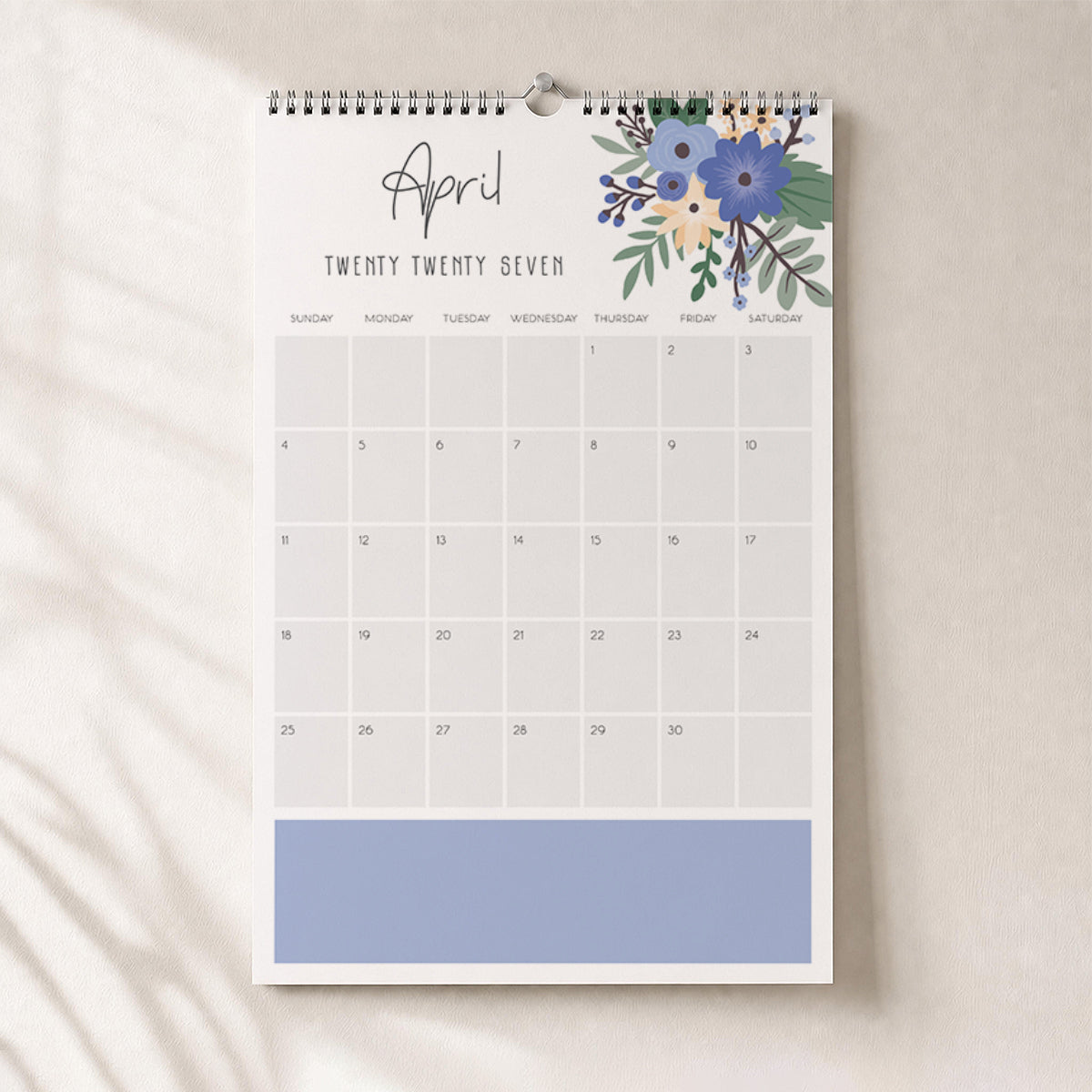 2027 Wall Calendar: Petunia Punch