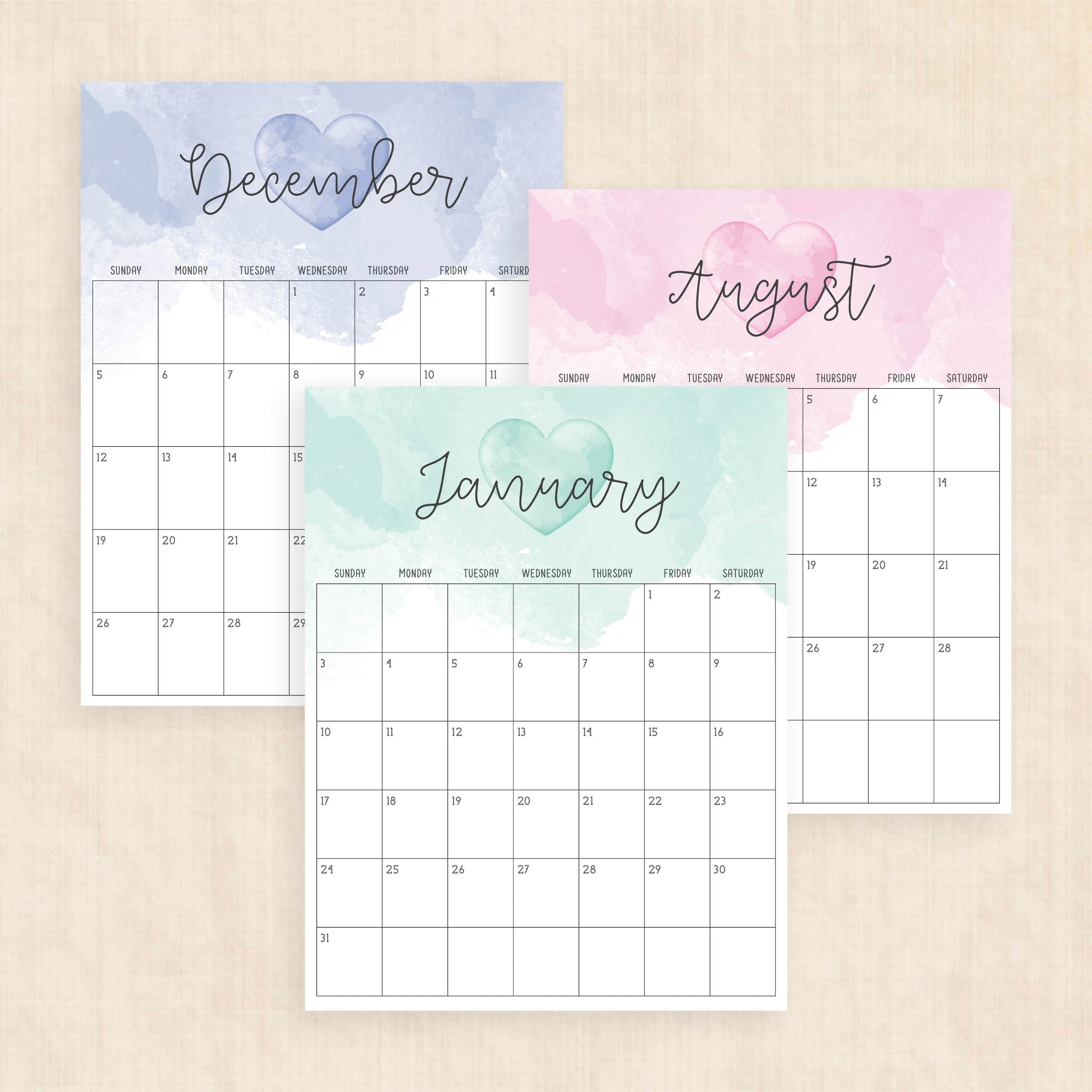 printable 2027 calendar
