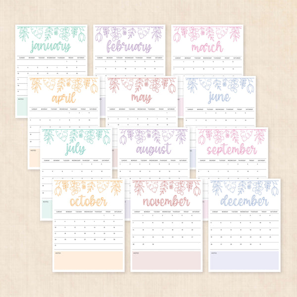 printable 2027 calendar