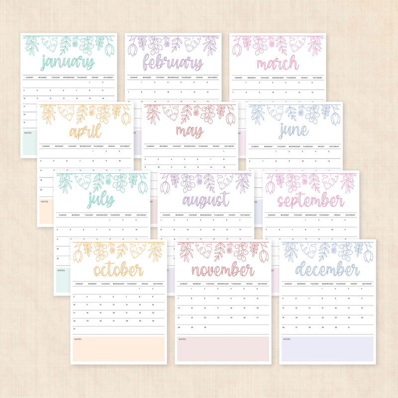 printable 2027 calendar