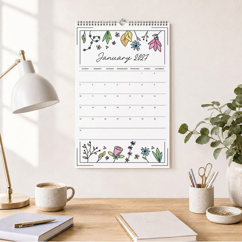 2027 Wall Calendar: Azalea Anthem