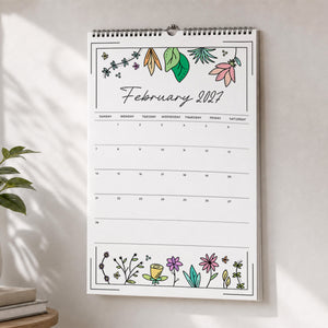2027 Wall Calendar: Azalea Anthem