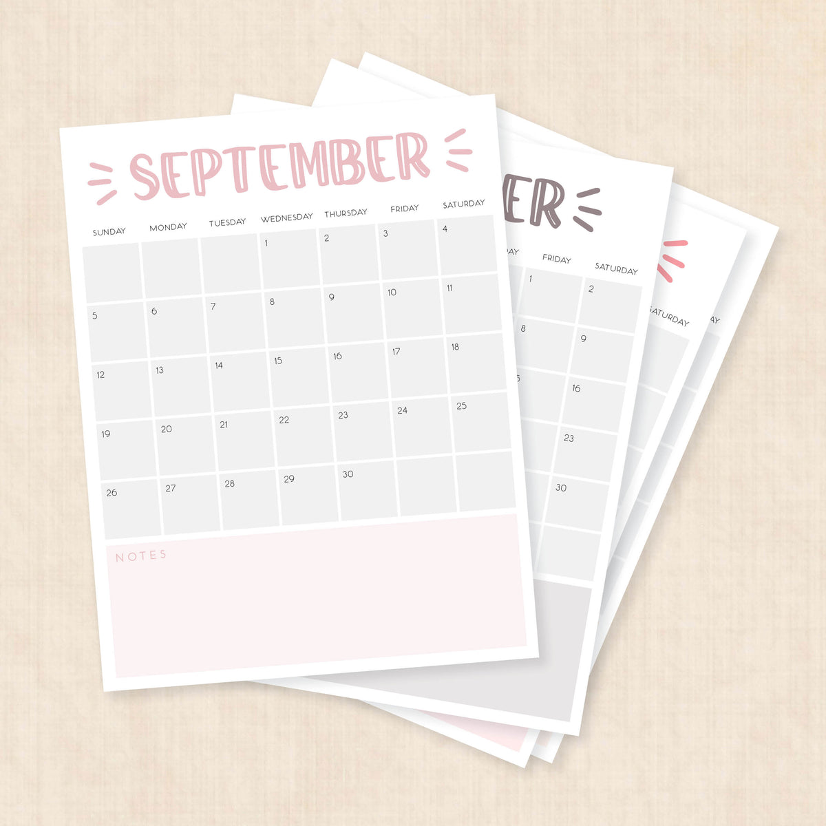 printable 2027 calendar