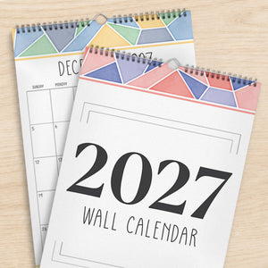 2027 Wall Calendar: Midsummer Mosaic