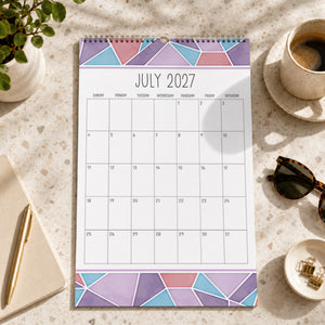 2027 Wall Calendar: Midsummer Mosaic