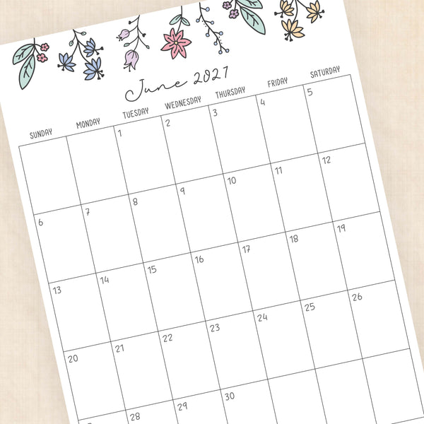 printable 2027 calendar