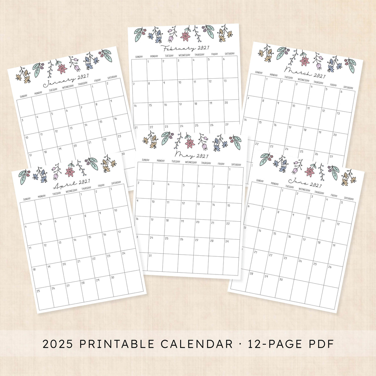 printable 2027 calendar