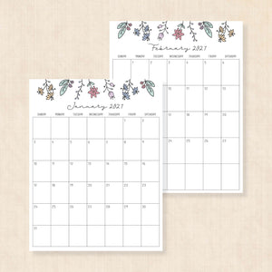 printable 2027 calendar