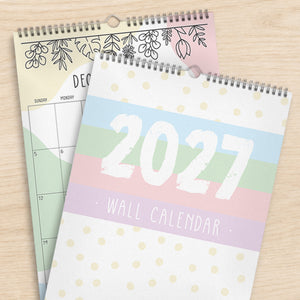 2027 Wall Calendar: Radiant Rhapsody