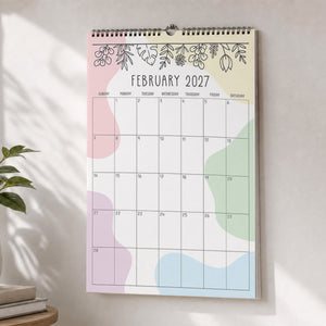 2027 Wall Calendar: Radiant Rhapsody