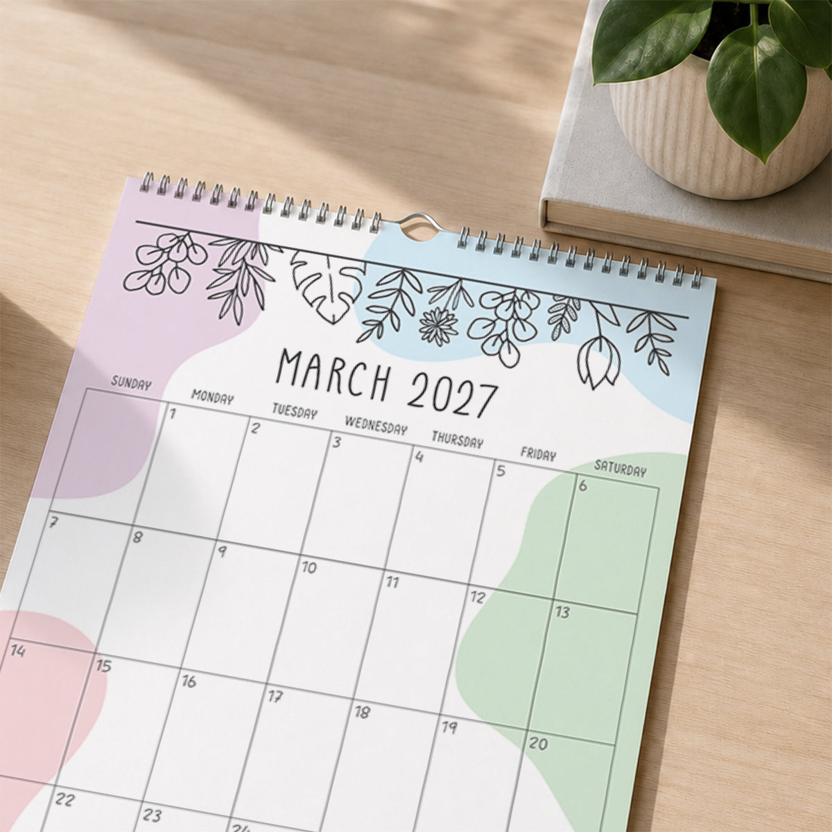2027 Wall Calendar: Radiant Rhapsody