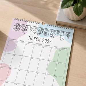 2027 Wall Calendar: Radiant Rhapsody